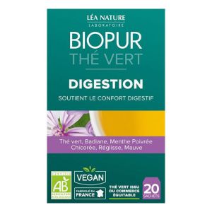 Biopur Thé vert - Digestion - 20 sachets