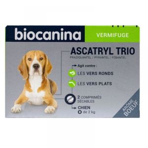 Biocanina - Ascatryl Trio Chien - 2 comprimés