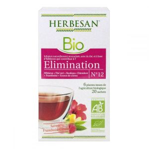 Herbesan - Infusion bio n°12 élimination - 20 sachets