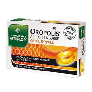 Mediflor Oropolis - Pastille à la Gelée royale - 16 pastilles