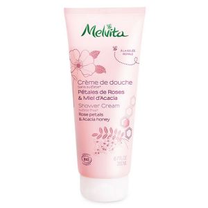 Melvita - Crème de douche pétales de roses & miel d'acacia - 200ml