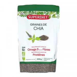 Superdiet - Graines de chia - 200 g