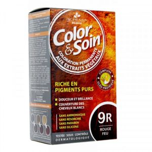 Color & Soin - Coloration Permanente - 9R Rouge feu