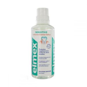 Elmex - Sensitive solution dentaire sans alcool - flacon de 400ml