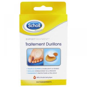 Scholl - Traitement Durillons - 4 pansements