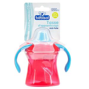 Bébisol - Tasse d'apprentissage anti-fuite - 220ml