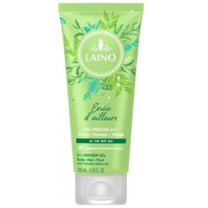 Laino - Envie d'Ailleurs gel douche 3en1 hydratant au thé vert bio - 200ml