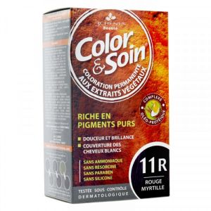 Color & Soin - Coloration Permanente - 11R Rouge myrtille