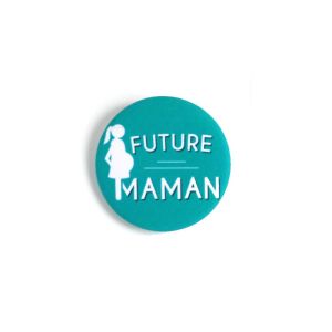 Future Maman - Badge vert foncé