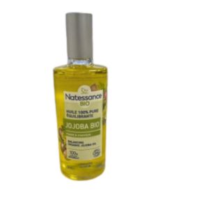 Natessance - Huile végétale de jojoba 100 % pure - 50 ml
