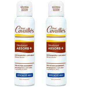 Rogé Cavaillès - Déodorant ABSORB+ efficacité 48h spray - 2 x 150ml