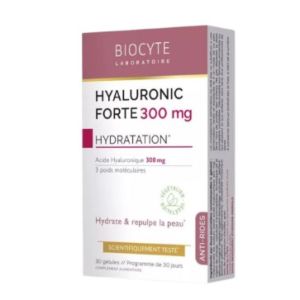 Biocyte - Hyaluron Forte 300mg hydratation - 30 gélules