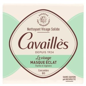 Cavaillès - Nettoyant visage solide masque éclat - 70g