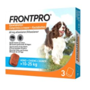 Frontpro - Chiens 10-25kg - 3 comprimés