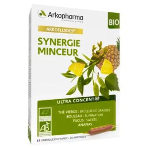 Arkopharma - Synergie minceur - 20 ampoules goût ananas