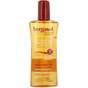 Bergasol - Huile sèche protectrice SPF 20 avec activateur de bronzage - 125ml