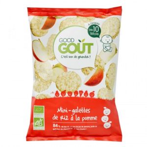 Good Goût - Mini galettes de riz à la pomme dès 10 mois - 40 g