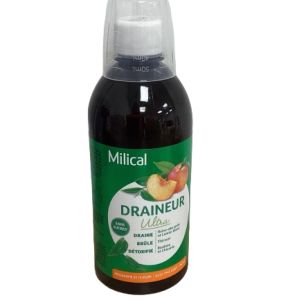 Milical - Draineur ultra gôut thé vert pêche - 500 ml