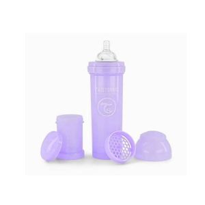 Twistshake - Biberon Anti-Colique L 4mois+ Violet - 330ml