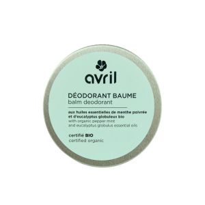 Avril - Déodorant baume menthe poivrée et eucalyptus bio 75g