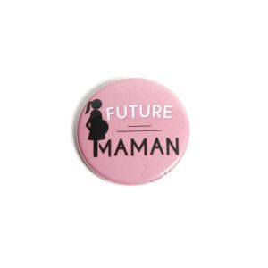 Future Maman - Badge rose