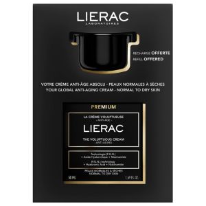 Lierac Premium La Crème Voluptueuse + La Crème Voluptueuse Recharge - 50ml + 50ml offerte