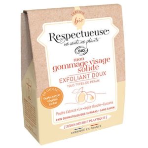 Respectueuse - Gommage solide doux Visage - 35g