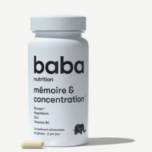 Baba nutrition - Mémoire et concentration - 60 gélules