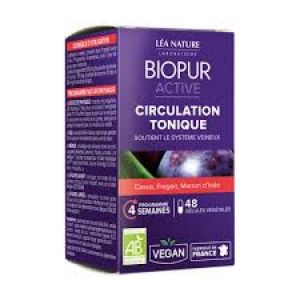 Biopur Active - Circulation tonique - 48 gélules végétales