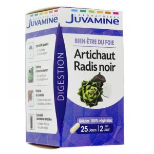 Juvamine - Artichaut Radis noir - 50 gélules