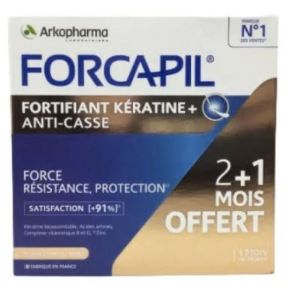 Forcapil - Fortifiant Kératine + - 120 + 60 gélules
