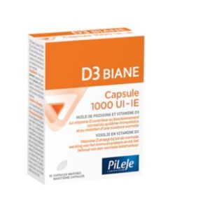 Pileje - D3Biane capsules 1000UI - 30 capsules marines