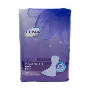 TENA - Lady Maxi Night - 12 serviettes