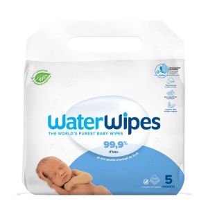 Waterwipes - Lingettes bébé 5x60