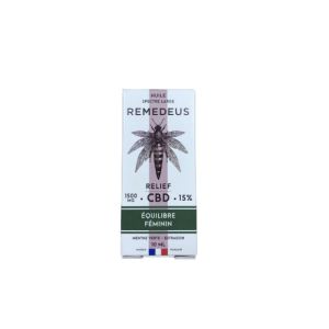 Remedeus - Relief CBD Spectre Large Equilibre Féminin Menthe Verte 15% - 10ml