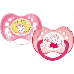 Dodie - Sucettes anatomiques +18 mois - Peppa Pig Fille