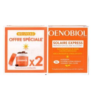 Oenobiol - Solaire Express préparation solaire accélérée - 2x15 capsules