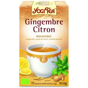 Yogi Tea - Gingembre Citron 17 sachets - 30.6g