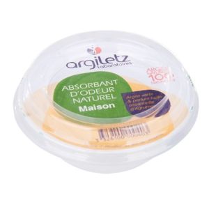 Argiletz - Absorbant d'odeur naturel maison agrumes - 115 g