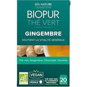Biopur Thé vert - Gingembre - 20 sachets