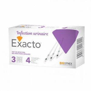 Exacto - 3 Tests de détection des infections urinaires