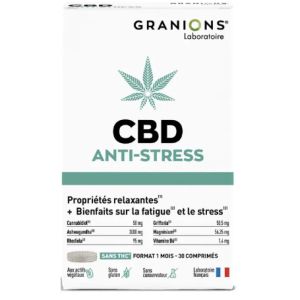 Granions - CBD Anti-stress - 30 comprimés