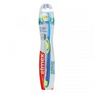 Elmex - Brosse à dents junior 6/12 ans - Brosse souple