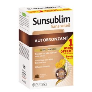 Nutreov - Sunsublim sans soleil autobronzant - 3 mois