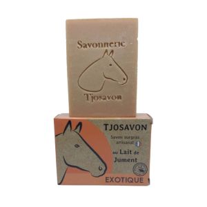 TjoSavon - Savon lait de jument exotique tous types de peaux - 85 g