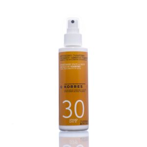 Korres solaire - Émulsion yaourt visage et corps SPF 30 - 150 ml