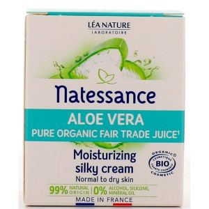 Natessance - Aloe Vera Crème Soyeuse Hydratante - 50Ml