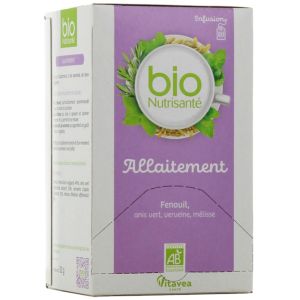 Nutrisanté - Infusion Bio Allaitement - 20 sachets