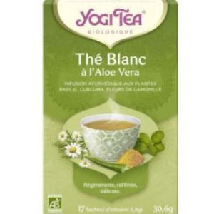Yogi Tea - Thé blanc à l'aloé vera infusion - 17 sachets