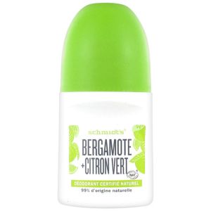 Schmidt's - Déodorant roll-on bergamote citron vert